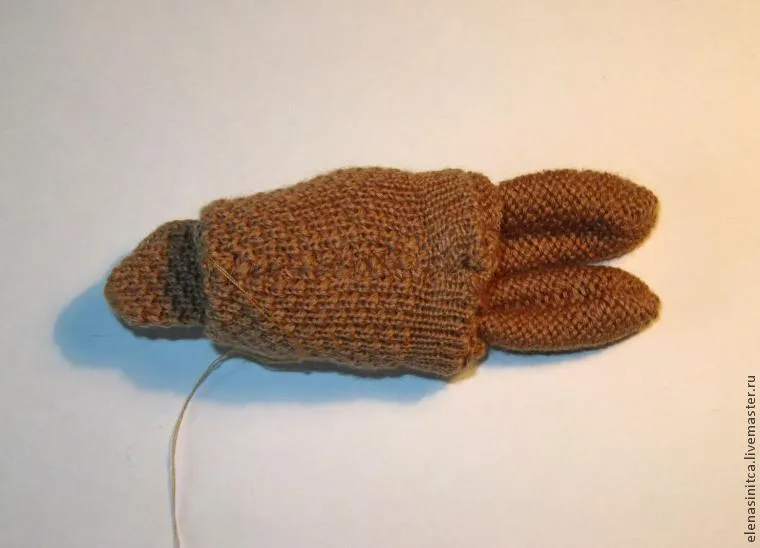Собачка на руку з рукавичок своїми руками - ярмарок майстрів - ручна робота, handmade (рукавичок) Собачка на руку з рукавичок своїми руками - ярмарок майстрів - ручна робота, handmade