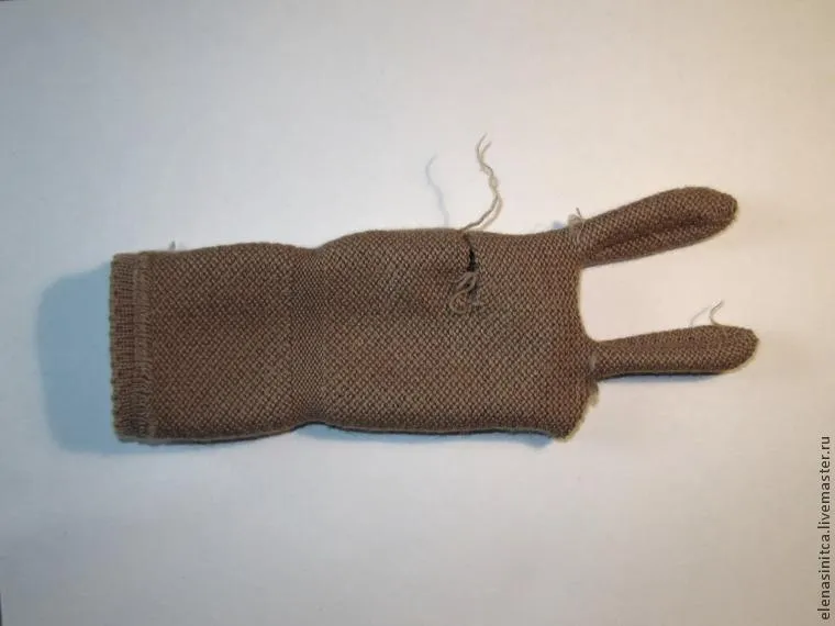 Собачка на руку з рукавичок своїми руками - ярмарок майстрів - ручна робота, handmade (іграшка з рукавичок) Собачка на руку з рукавичок своїми руками - ярмарок майстрів - ручна робота, handmade