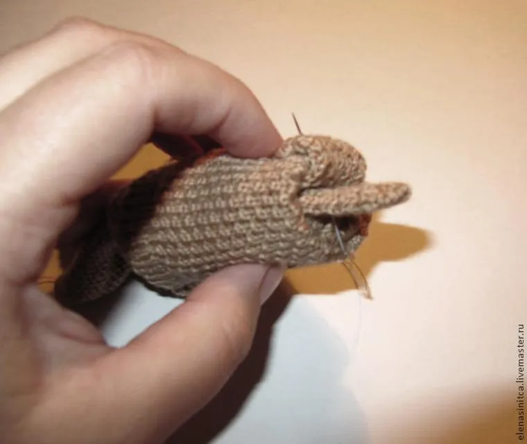 Собачка на руку з рукавичок своїми руками - ярмарок майстрів - ручна робота, handmade (діти) Собачка на руку з рукавичок своїми руками - ярмарок майстрів - ручна робота, handmade