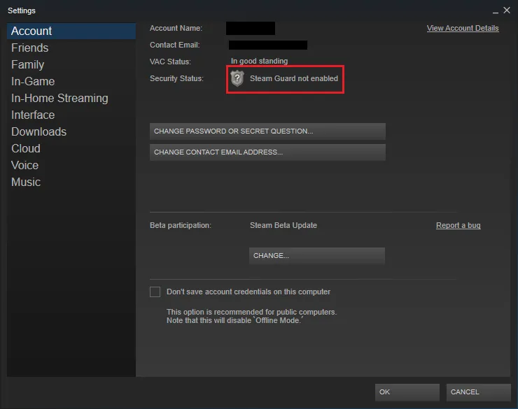 Steam guard на комп'ютер