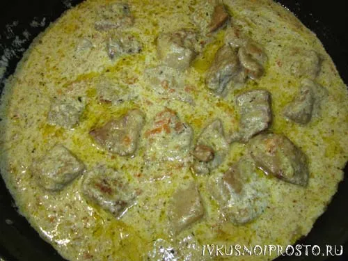 Свинина в сметані - покроковий рецепт з фото, і смачно і просто (страви з м'яса) Свинина в сметані - покроковий рецепт з фото, і смачно і просто