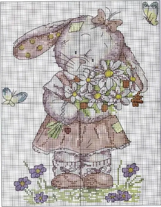 Схеми для вишивання - зайка, кролик, блог домогосподарки (вишивання) Схеми для вишивання - зайка, кролик, блог домогосподарки