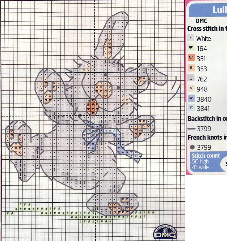 Схеми для вишивання - зайка, кролик, блог домогосподарки (кролик) Схеми для вишивання - зайка, кролик, блог домогосподарки