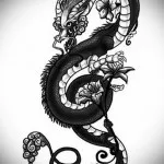 Тату дракона ескізи і картинки з драконами (дракона) Тату дракона ескізи і картинки з драконами