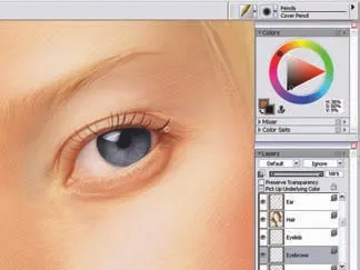 Вчимося малювати відтінок шкіри, corel painter (corel) Вчимося малювати відтінок шкіри, corel painter