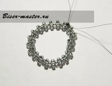 Вчимося обплітають кабошон мозаїкою - бісерні майстер-класи (першу) Вчимося обплітають кабошон мозаїкою - бісерні майстер-класи