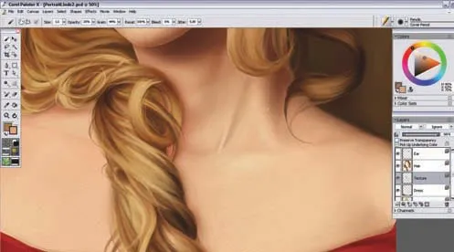 Вчимося малювати відтінок шкіри, corel painter (відтінок) Вчимося малювати відтінок шкіри, corel painter