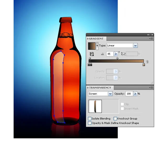 Урок по створенню векторної ілюстрації скляної пляшки в adobe illustrator - rboom (векторної) Урок по створенню векторної ілюстрації скляної пляшки в adobe illustrator - rboom