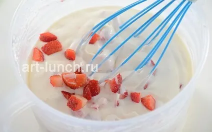 Чізкейк полуничний (без випічки) - покроковий рецепт з фото (полуничний) Чізкейк полуничний (без випічки) - покроковий рецепт з фото
