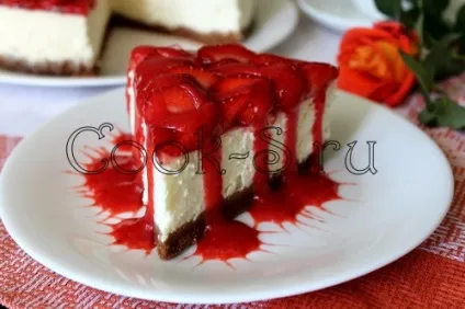 Чізкейк з полуницею - покроковий рецепт з фото, десерти (чізкейк з полуницею покроковий рецепт) Чізкейк з полуницею - покроковий рецепт з фото, десерти