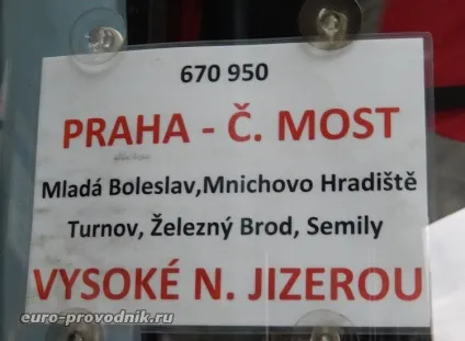Чеський рай карта пам'яток з докладним описом (зібрався відвідати Чеський) Чеський рай карта пам'яток з докладним описом