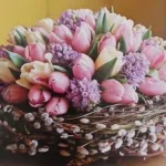 Верба і квіткові букети - 37 фото чарівних весняних композицій (букети) Верба і квіткові букети - 37 фото чарівних весняних композицій