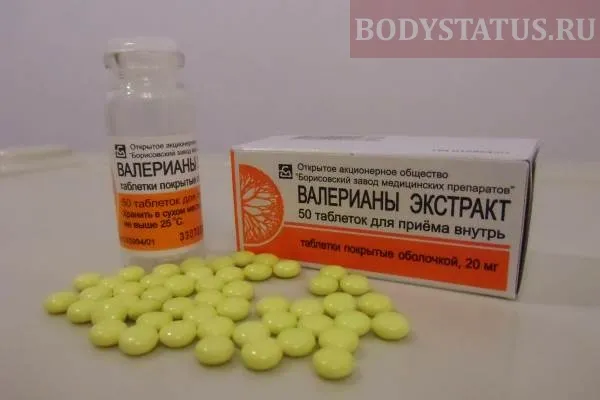 Валеріана в таблетках, як застосовувати валеріану, bodystatus