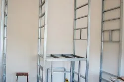 Вбудовані шафи з гіпсокартону креслення і монтаж конструкції