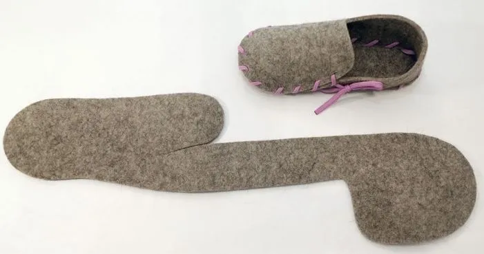 Повстяні капці своїми руками - домашній hand-made (тапочки) Повстяні капці своїми руками - домашній hand-made