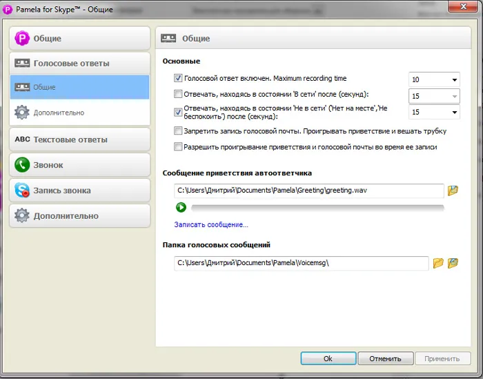 Запис розмови в skype - безкоштовна програма pamela for skype basic (запис) Запис розмови в skype - безкоштовна програма pamela for skype basic
