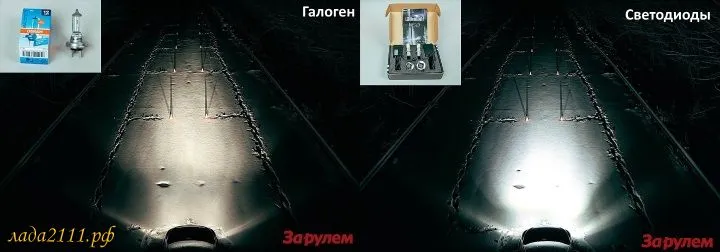 Заміна ламп у фарах на світлодіодні (відгуки, порівняння)