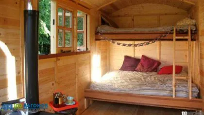 100 Вагонів, житловий вагон на колесах від yorkshire hut company (company) 100 Вагонів, житловий вагон на колесах від yorkshire hut company