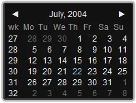 30 Jquery-плагінів для створення календарів з можливістю вибору дати (календарів) 30 Jquery-плагінів для створення календарів з можливістю вибору дати