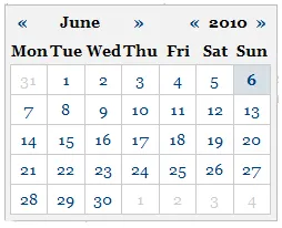 30 Jquery-плагінів для створення календарів з можливістю вибору дати (можливістю) 30 Jquery-плагінів для створення календарів з можливістю вибору дати
