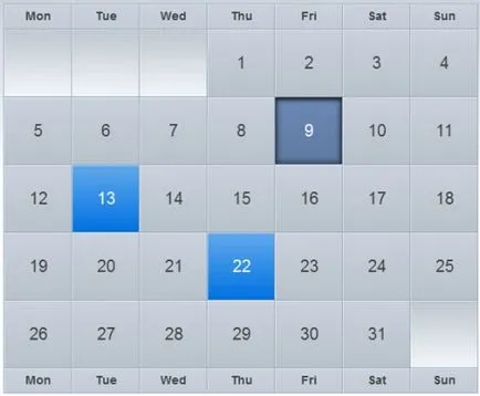 30 Jquery-плагінів для створення календарів з можливістю вибору дати (jquery-плагін) 30 Jquery-плагінів для створення календарів з можливістю вибору дати