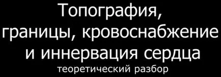 Анатомія кровопостачання серця