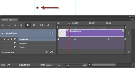 Анімація снігу в photoshop