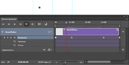 Анімація снігу в photoshop