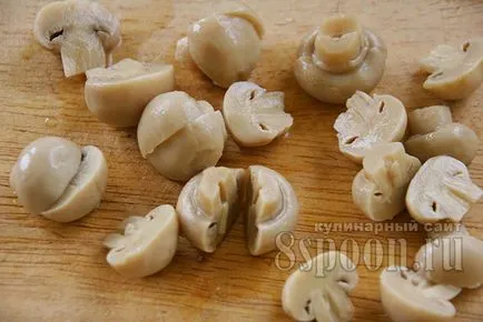 Англійська - салат з куркою і грибами (куркою) Англійська - салат з куркою і грибами