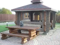Баня з альтанкою фото і кращі проекти бань з альтанкою і барбекю; як зробити прибудову до лазні для (проекти) Баня з альтанкою фото і кращі проекти бань з альтанкою і барбекю; як зробити прибудову до лазні для
