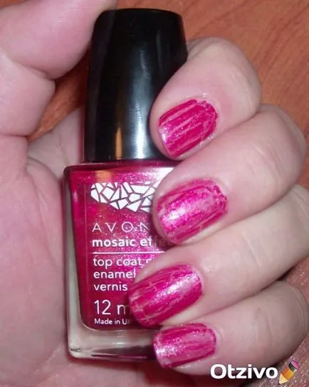 Avon mosaic effects лак для нігтів неповторний візерунок (кракелюр) відгуки користувачів