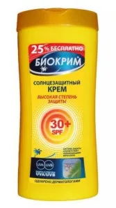 Біокрем сонцезахисний крем ціна, відгуки, опис
