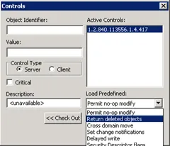 Швидке відновлення випадково видалених об'єктів active directory (Deleted Objects webzavod) Швидке відновлення випадково видалених об'єктів active directory