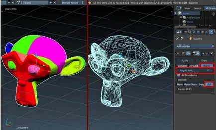 Blender 3d - зменшення полігонів модифікатором «decimate» (можна) Blender 3d - зменшення полігонів модифікатором «decimate»