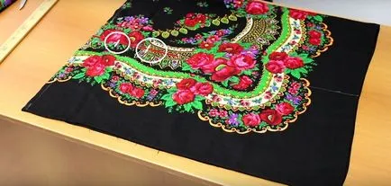 Блуза своїми руками з хустки (руками) Блуза своїми руками з хустки