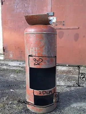 Буржуйка з газового балона - не проблема! (Газового) Буржуйка з газового балона - не проблема!