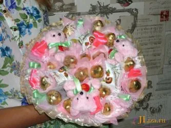Букет з цукерок своїми руками