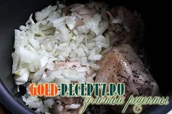 Сочевиця з куркою в мультиварці (чорний мелений перець) Сочевиця з куркою в мультиварці