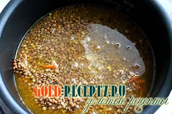 Сочевиця з куркою в мультиварці (чорний мелений перець) Сочевиця з куркою в мультиварці