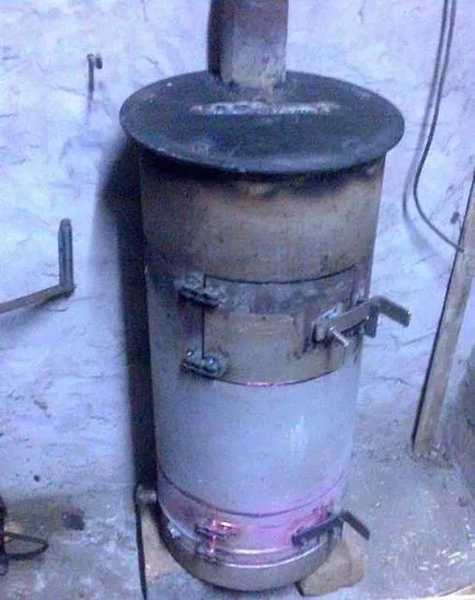 Буржуйка з газового балона вертикальна, горизонтальна, креслення, удосконалення, фото, відео (газового) Буржуйка з газового балона вертикальна, горизонтальна, креслення, удосконалення, фото, відео