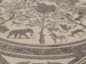 Що таке кам'яна мозаїка, Скляні мозаїчна плитка domus (поверхні мозаїчної пластини) Що таке кам'яна мозаїка, Скляні мозаїчна плитка domus