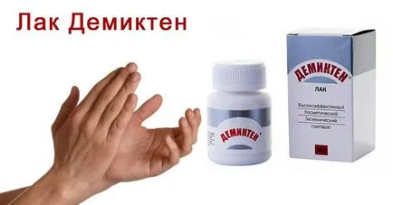 Деміктен лак від грибка нігтів відгуки, ціна і опис препарату (відгуки) Деміктен лак від грибка нігтів відгуки, ціна і опис препарату