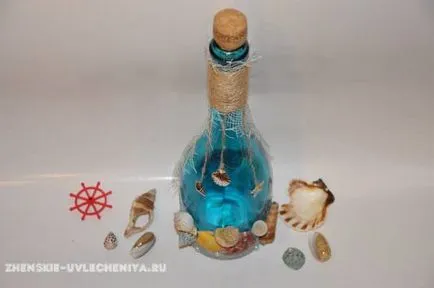 Декор пляшки в морському стилі своїми руками в покроковому майстер-класі (стилі) Декор пляшки в морському стилі своїми руками в покроковому майстер-класі