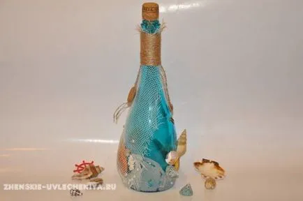 Декор пляшки в морському стилі своїми руками в покроковому майстер-класі (декор) Декор пляшки в морському стилі своїми руками в покроковому майстер-класі