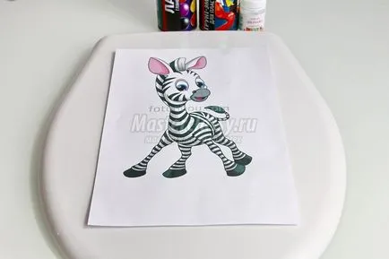Декупаж кришки унітазу