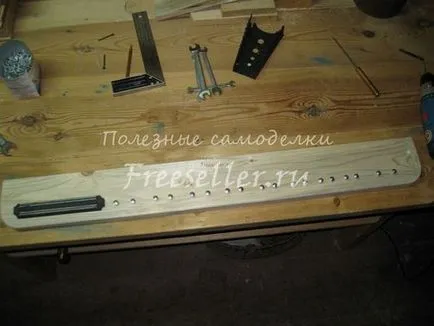 Тримач для комбінованих гайкових ключів - домашній майстер - саморобні інструменти (отвори) Тримач для комбінованих гайкових ключів - домашній майстер - саморобні інструменти