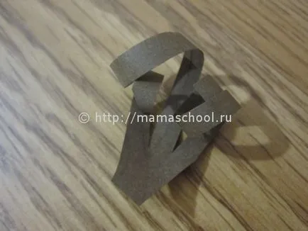 Дитяча саморобка мавпочка з паперу та картону (картону) Дитяча саморобка мавпочка з паперу та картону