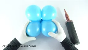 Одиниця з повітряних куль, дитячі свята - ромашка - майстер-класи ромашки клоун