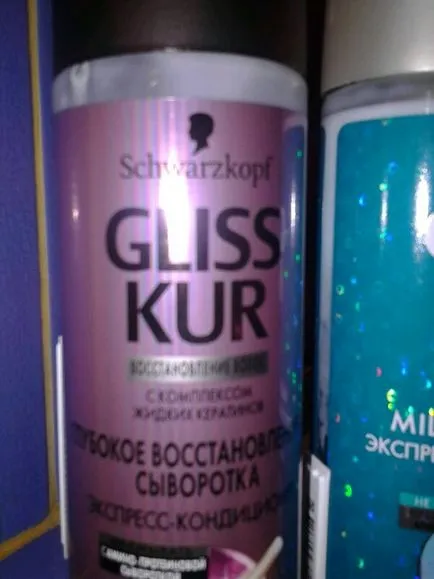 Експрес-кондиціонер для волосся легке розчісування спрей gliss kur відгуки