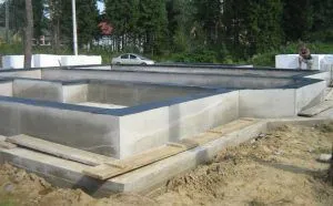 Фундамент плита з ростверком призначення, плюси і мінуси (ростверком) Фундамент плита з ростверком призначення, плюси і мінуси